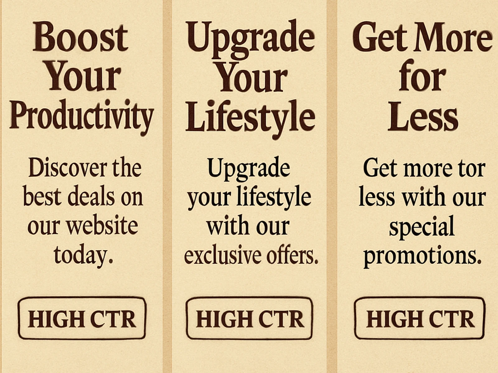 Ad Copy & Campaign Writing